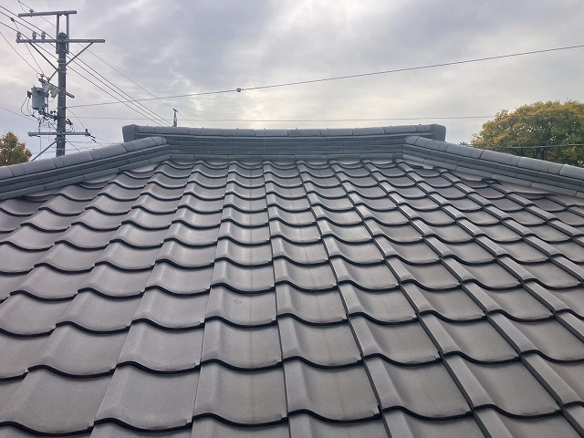 点検を行った屋根